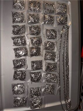 Bulk Silver-tone Chains